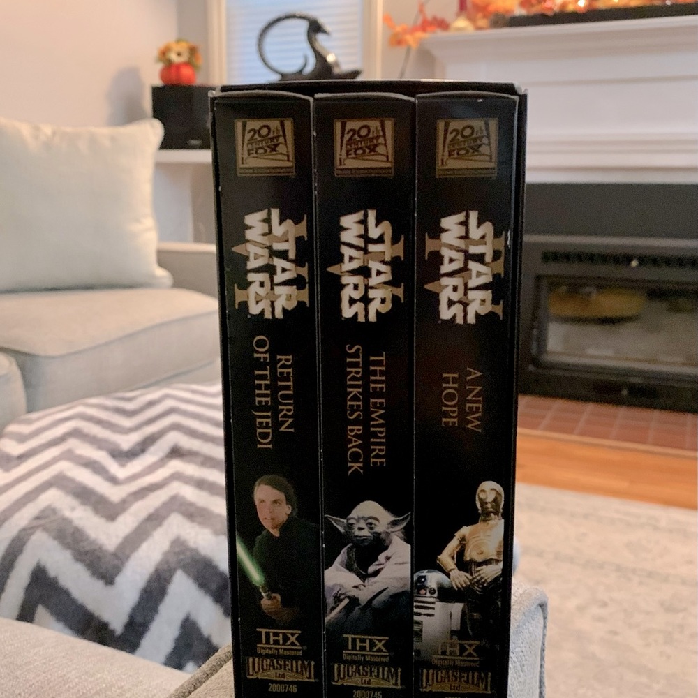 Vintage Classic 3 VHS Star Wars Trilogy Collection